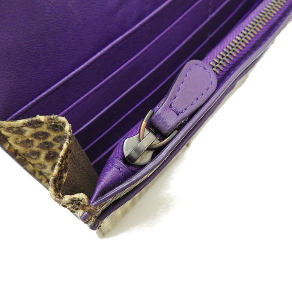 Bottega Veneta Ayers Long Wallet Python Leather B… - image 7